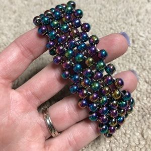Multi color beaded bracelet